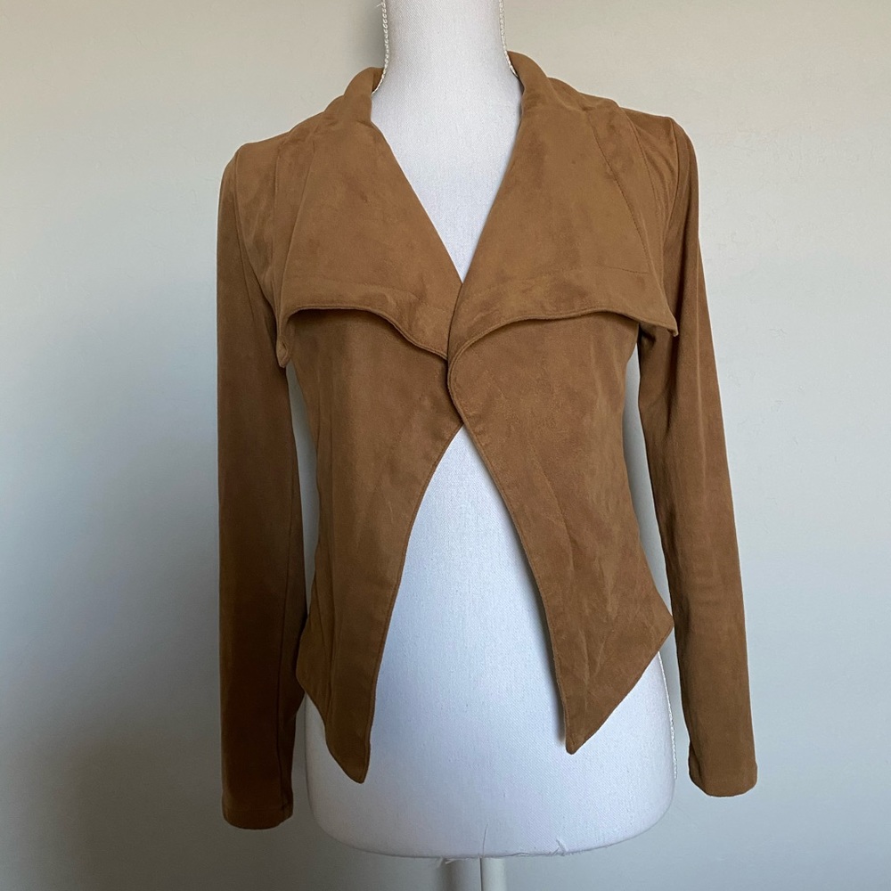 Tan layering blazer